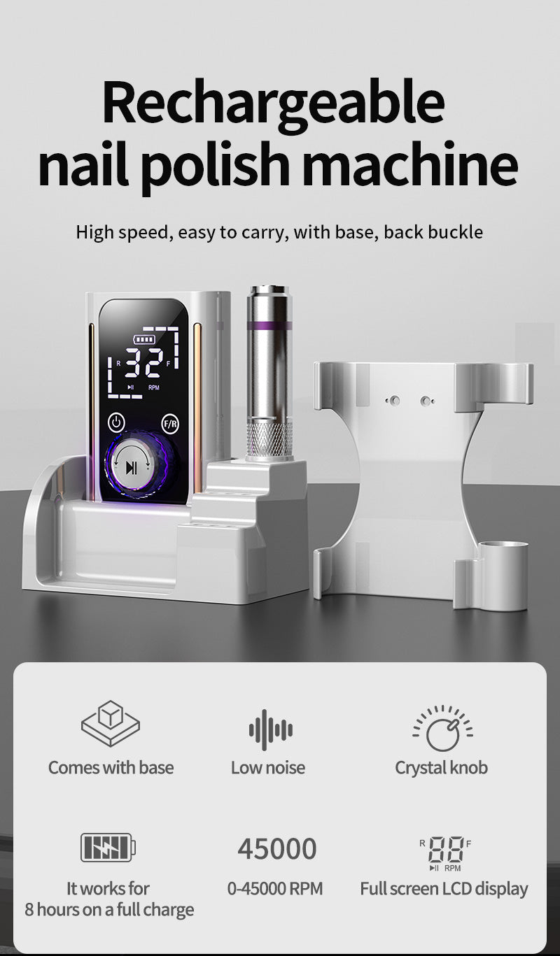 Professional Rechargeable Nail Drill