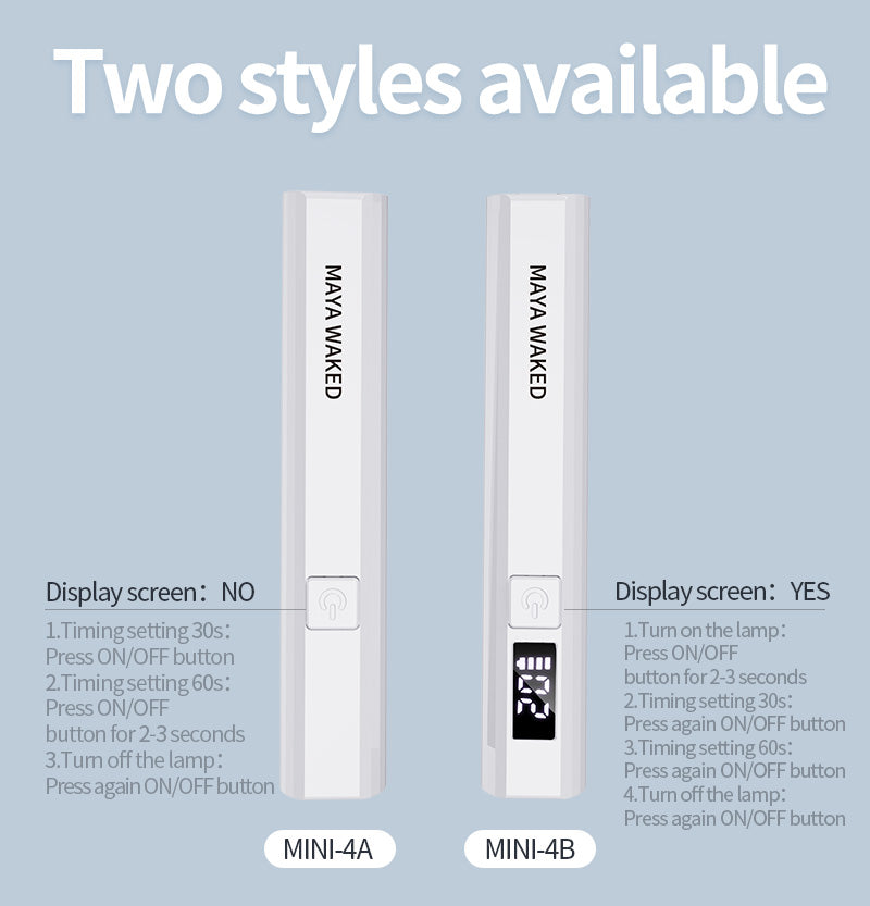 Rechargeable Portable Nail UV Lamp